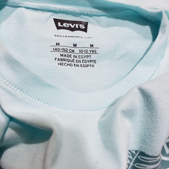 Levi's NWT batwing palm tree print logo graphic ts - Picture 7 of 8